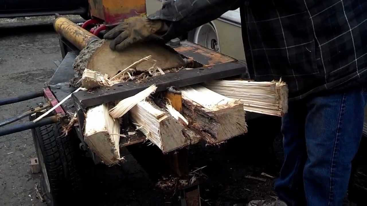 DIY Wood Splitters
 Dad s Homemade DIY Log Wood Splitter