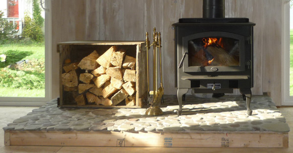 DIY Wood Stove Hearth
 Show us your homemade hearth