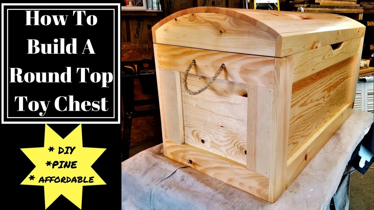 DIY Wood Toy Chest
 HOW TO BUILD A ROUND TOP TOY CHEST DIY