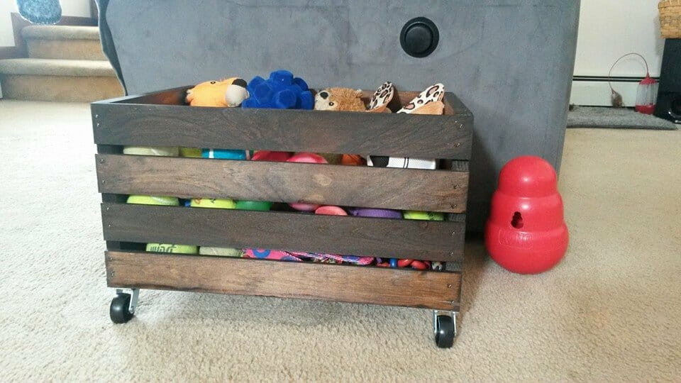 DIY Wood Toys
 DIY Wood Crate Rolling Toy Box Kol s Notes