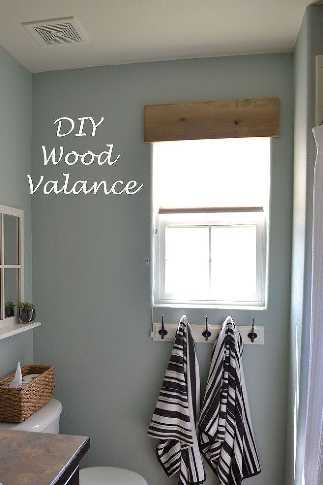 DIY Wood Window Valance
 DIY Simple Wooden Valance