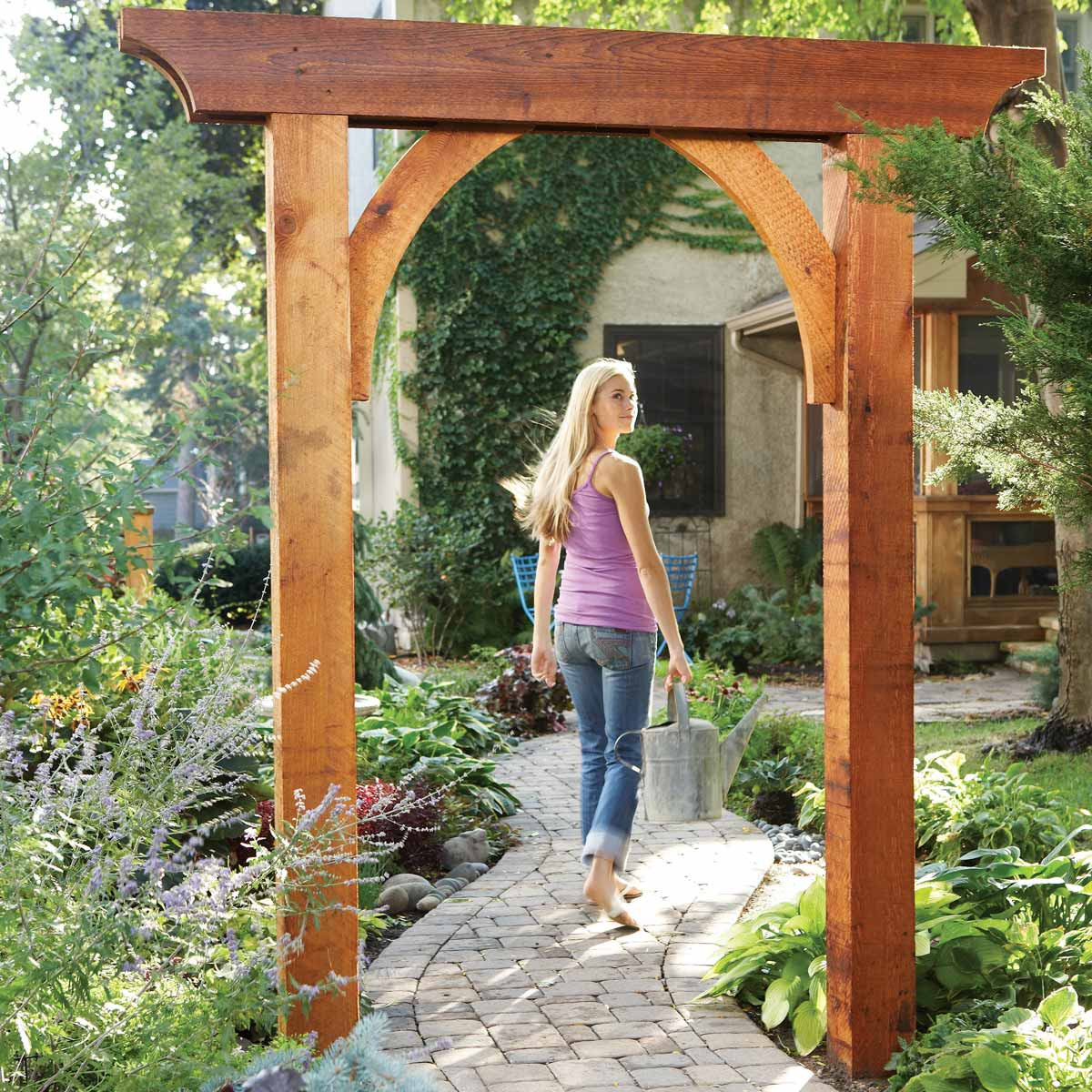 DIY Wooden Arch
 Build a Garden Arch