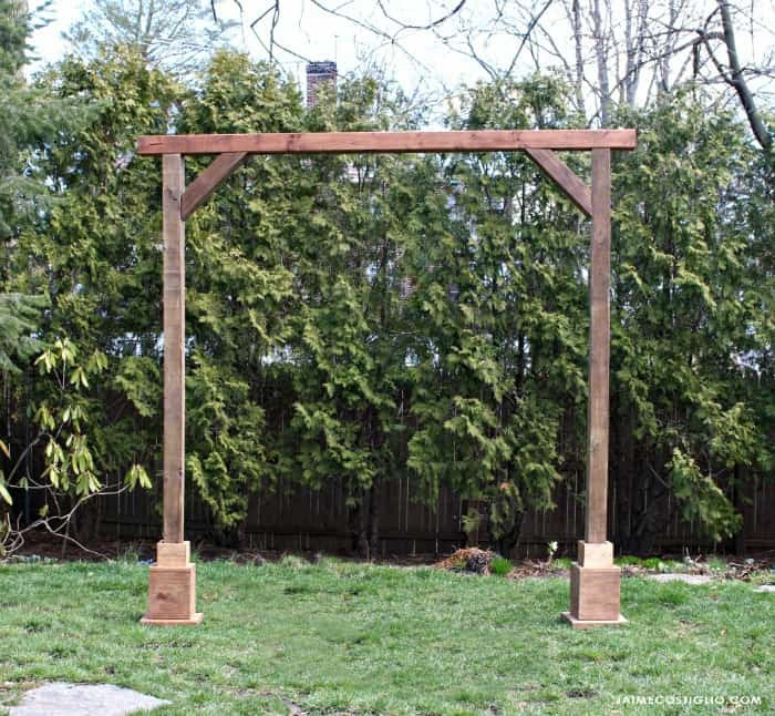 DIY Wooden Arch
 DIY Self Standing Wood Arch Jaime Costiglio