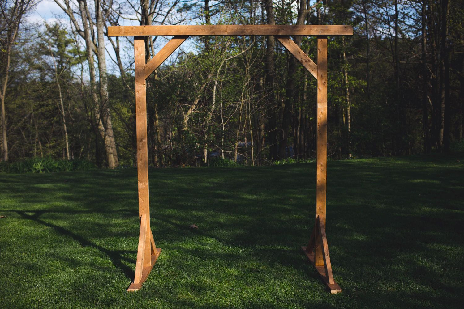 DIY Wooden Arch
 DIY WOOD WEDDING ARBOR