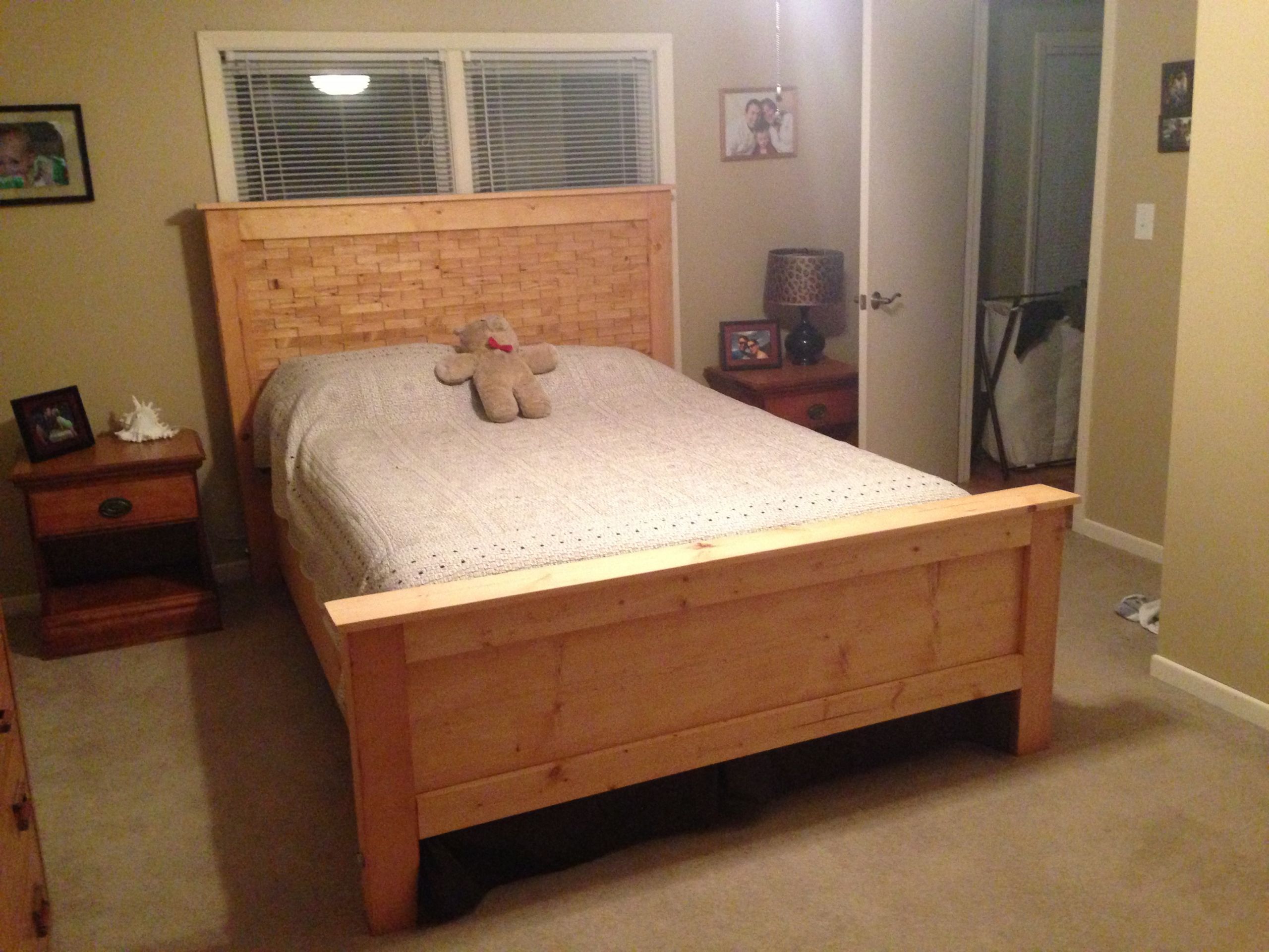 DIY Wooden Bed Frame With Storage
 Bedroom Wooden Homemade Bed Frame For Your Bedroom