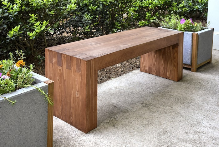 DIY Wooden Bench
 DIY Outdoor Bench Inspired By Williams Sonoma So Easy