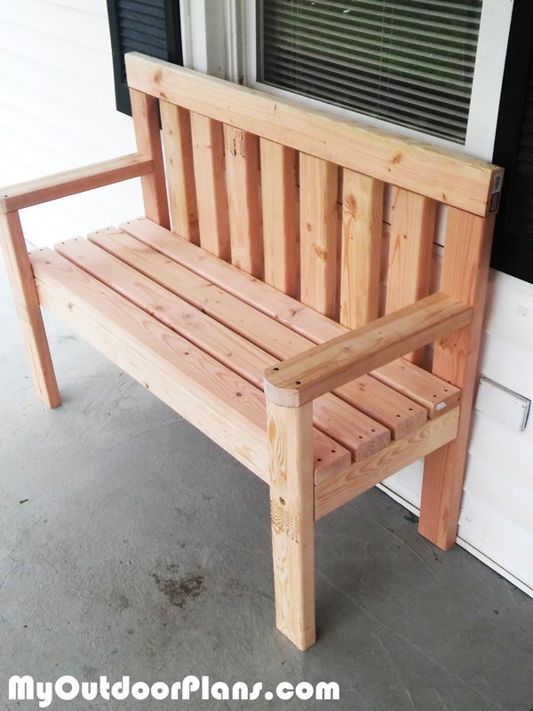 DIY Wooden Bench
 DIY Simple Garden Bench MyOutdoorPlans