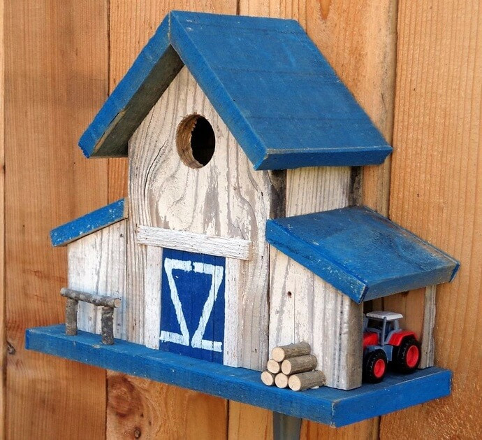 DIY Wooden Bird House
 Cute DIY Ideas for Birdhouses
