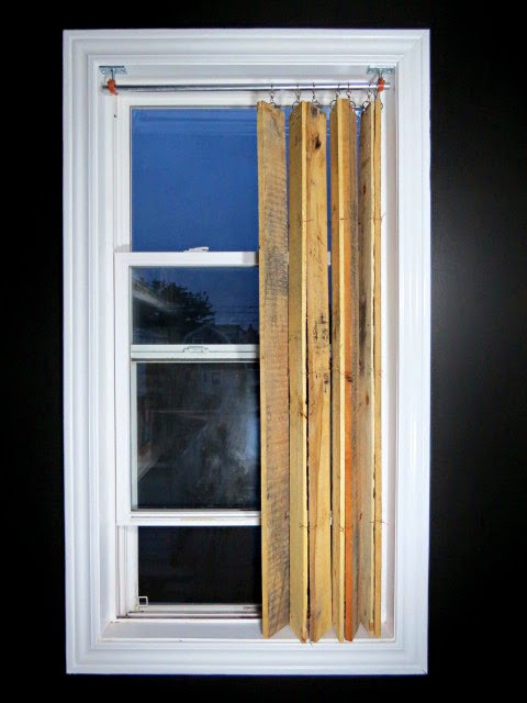 DIY Wooden Blinds
 DIY Pallet Wood Vertical Blinds What what Flipping