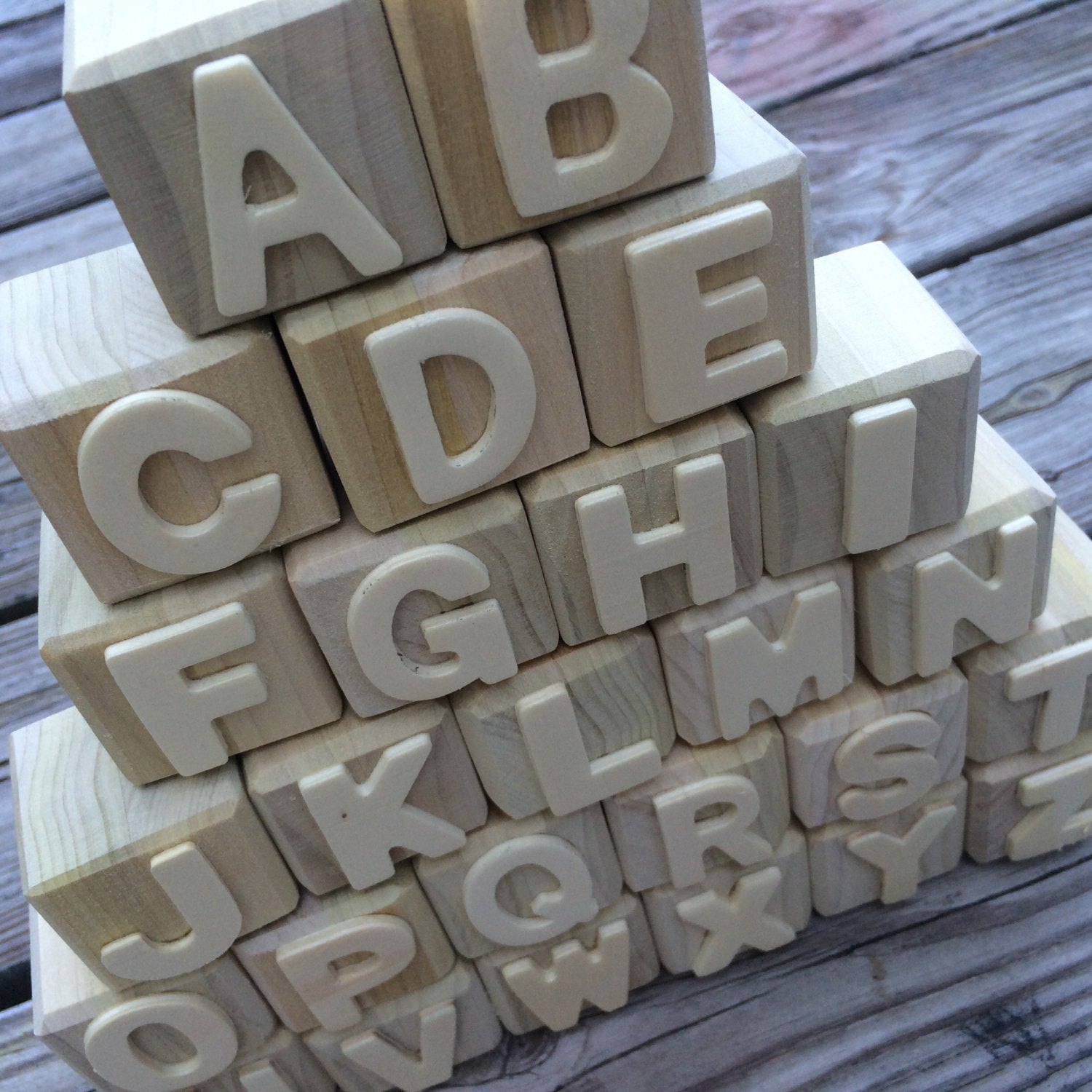 DIY Wooden Block Letters
 Alphabet Blocks ABC Blocks Wooden Letters DIY Wooden