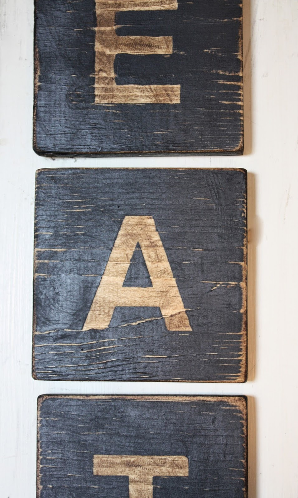 DIY Wooden Block Letters
 My Sweet Savannah diy letter & number blocks