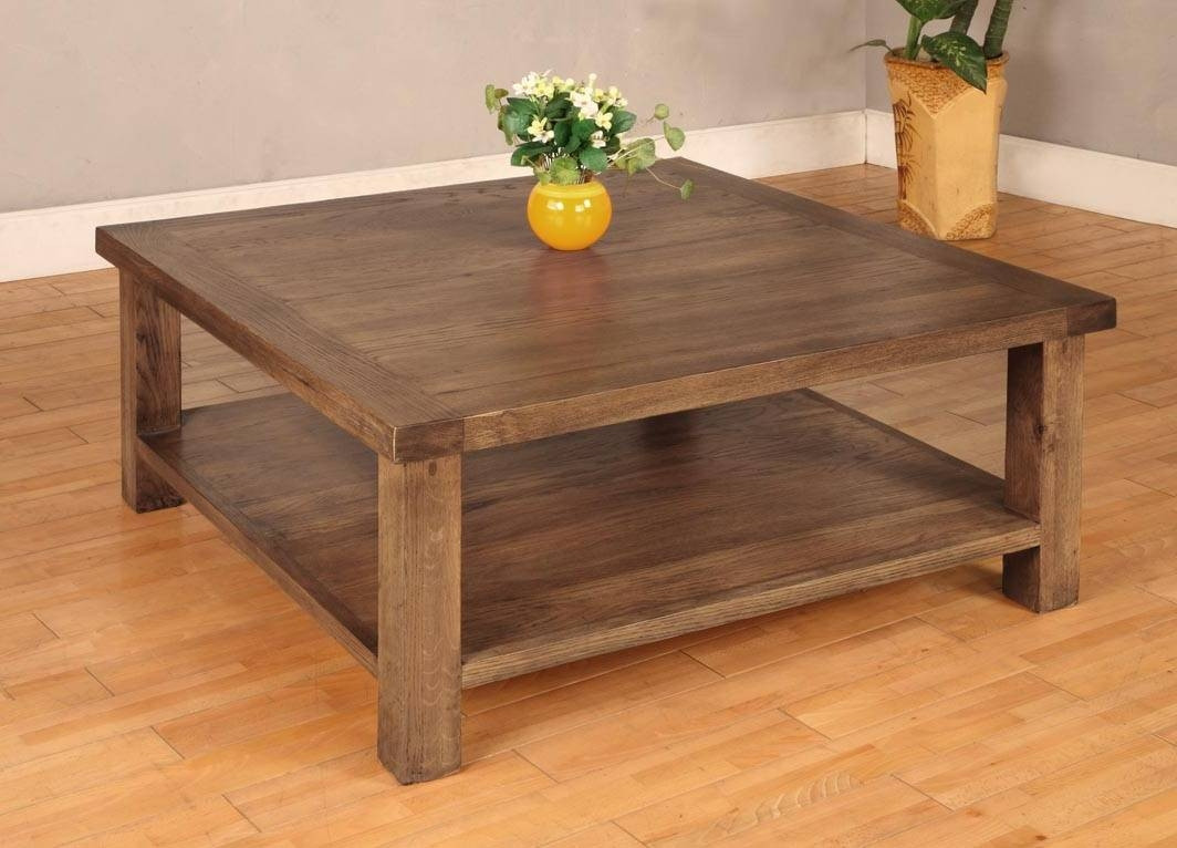 DIY Wooden Coffee Table
 30 Ideas of Rustic Wood Diy Coffee Tables