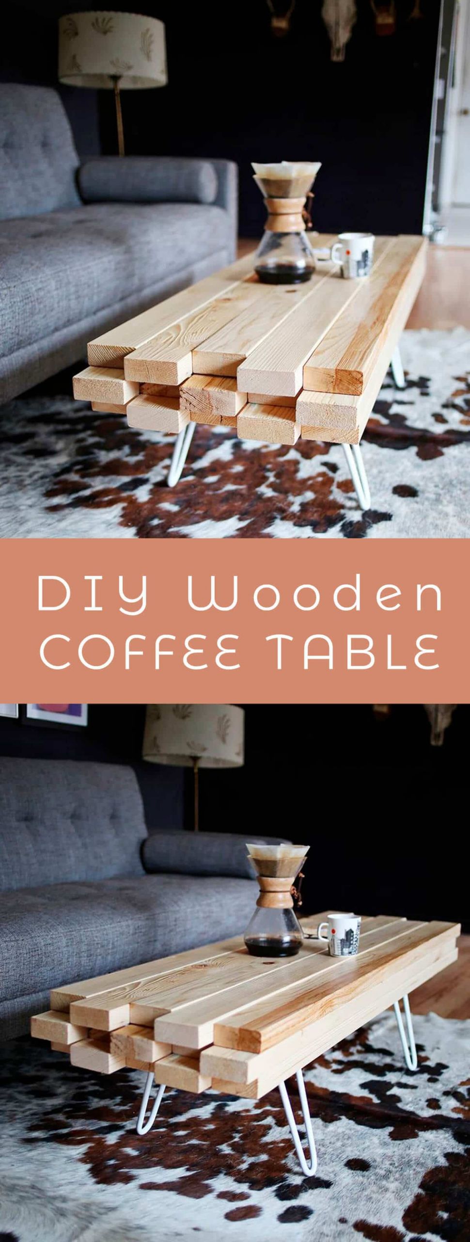 DIY Wooden Coffee Table
 DIY Wooden Coffee Table A Beautiful Mess
