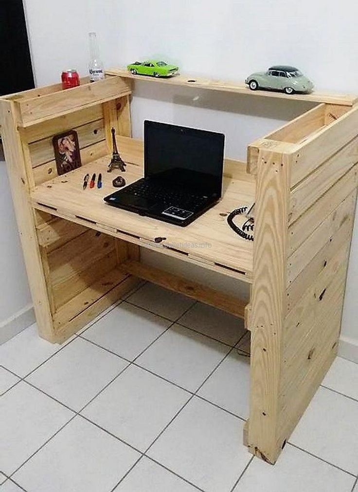 DIY Wooden Computer Desk
 DIY puter Desk Ideas Space Saving Awesome Picture