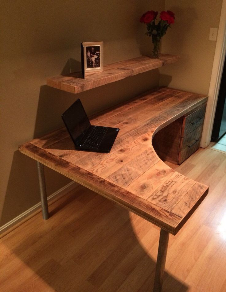 DIY Wooden Computer Desk
 DIY puter Desk Ideas Space Saving Awesome Picture