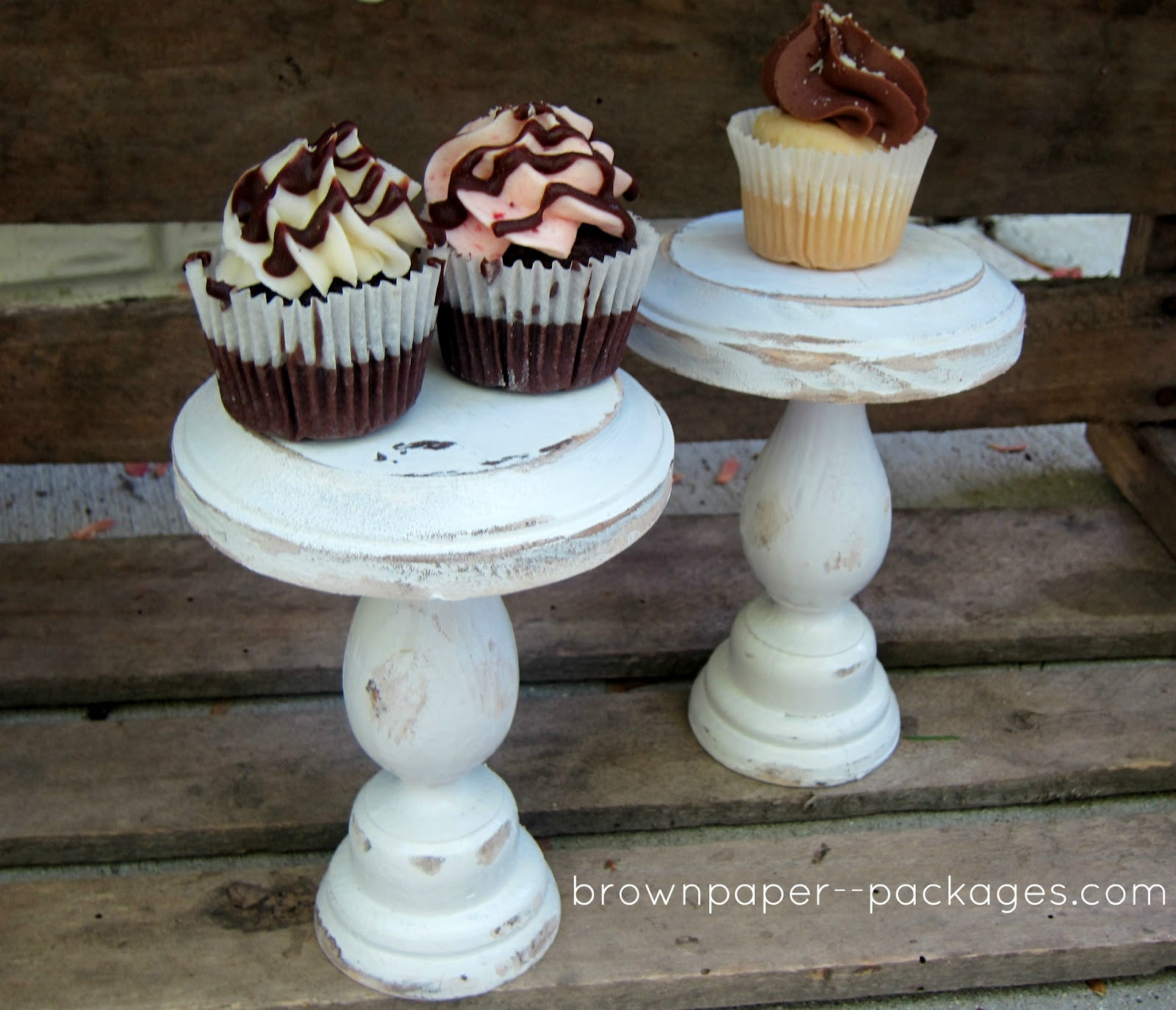 DIY Wooden Cupcake Stand
 easy DIY cupcake stand Simply Kierste Design Co