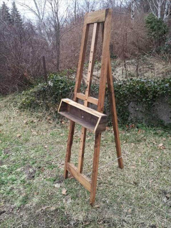 DIY Wooden Easel
 DIY Recycled Pallet Painters Easel – 101 Pallets