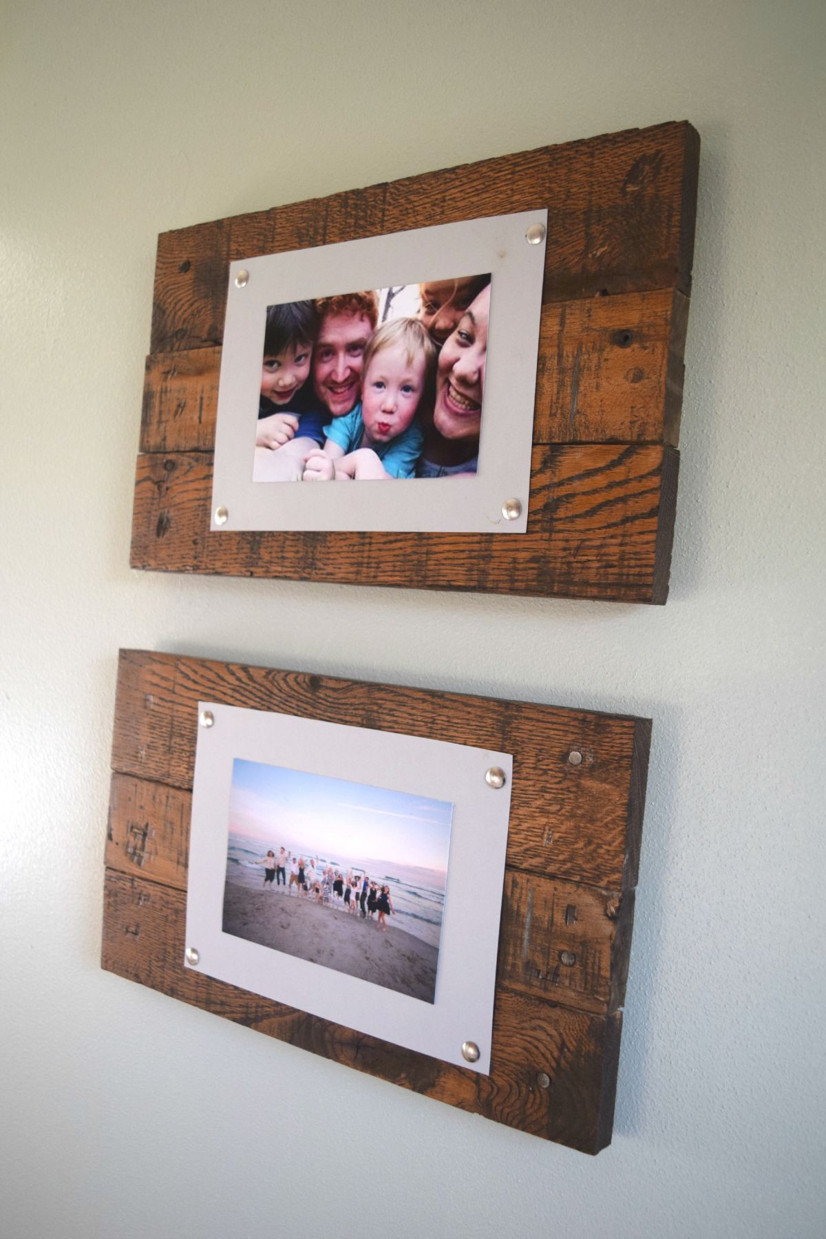 DIY Wooden Frame
 DIY Rustic Scrap Wood Picture Frames Spotlight Favorite s