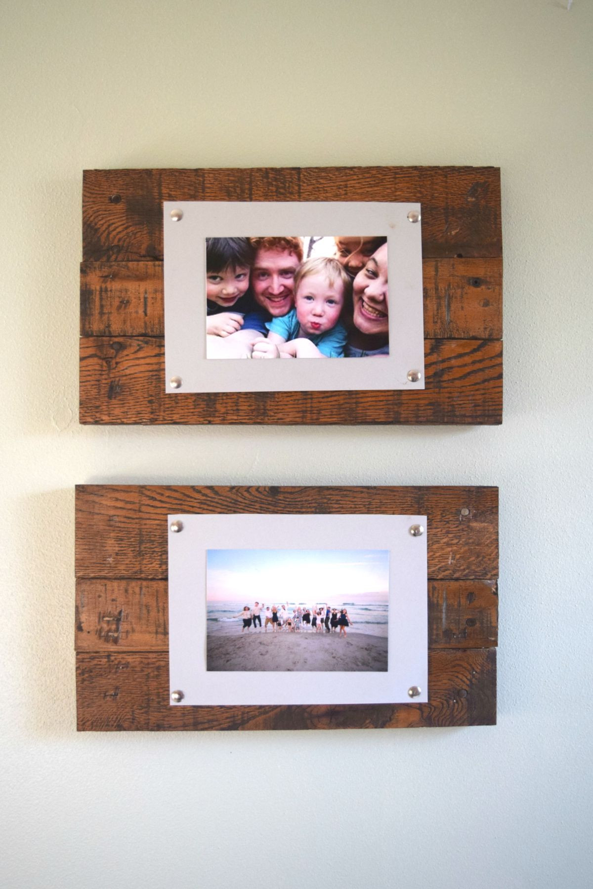 DIY Wooden Frame
 DIY Rustic Scrap Wood Picture Frames Spotlight Favorite s