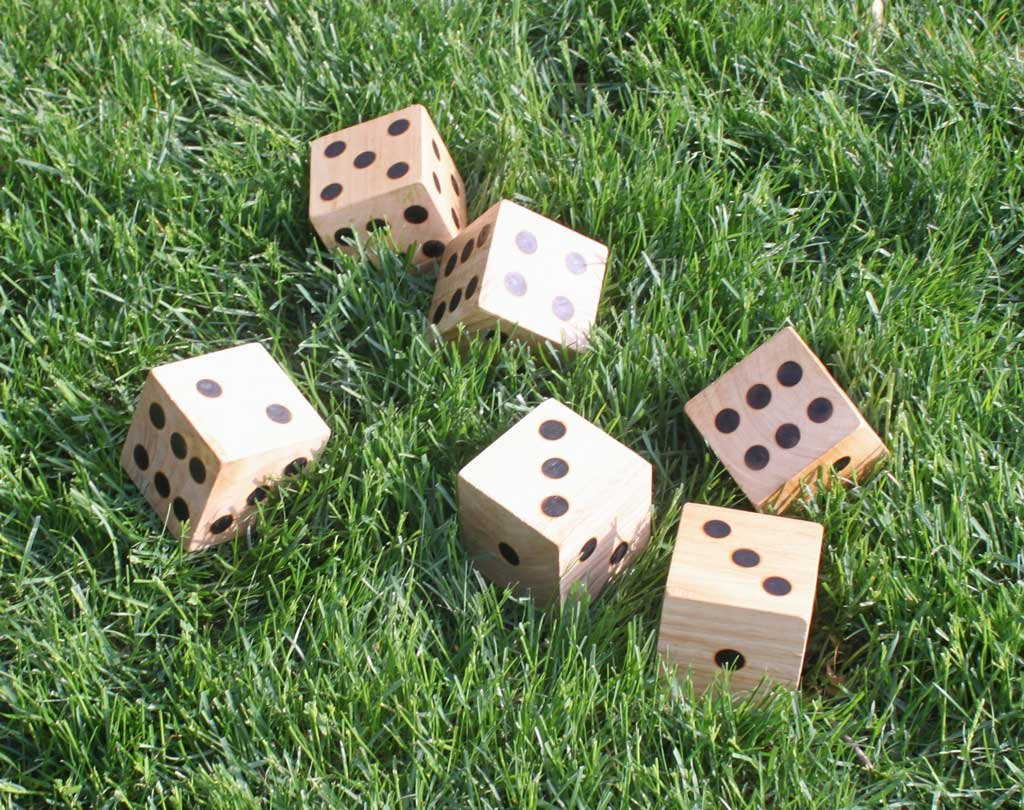 DIY Wooden Games
 DIY Wooden Yard Dice Sometimes Homemade