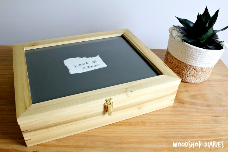 DIY Wooden Keepsake Box
 DIY Wooden Keepsake Box with Splines and Picture Frame Top