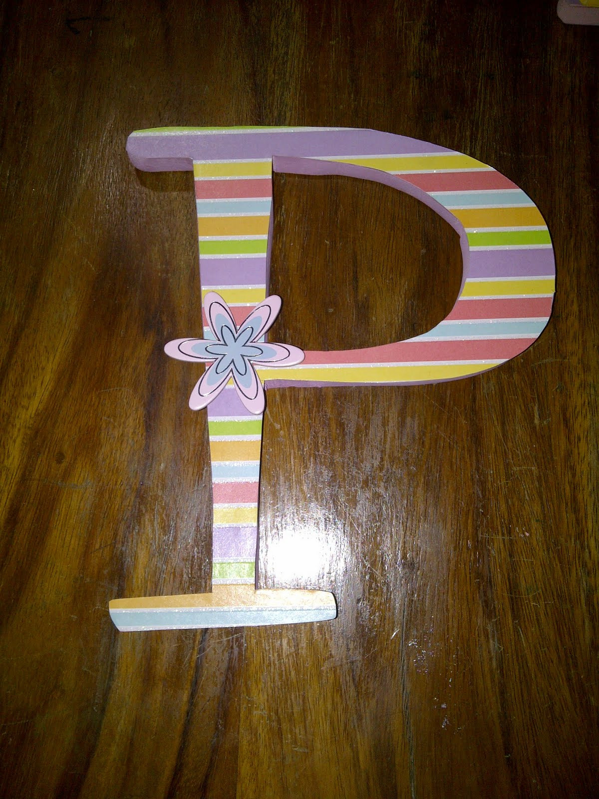 DIY Wooden Letter
 Lucky Girl DIY Decorate Wooden Letters Part II