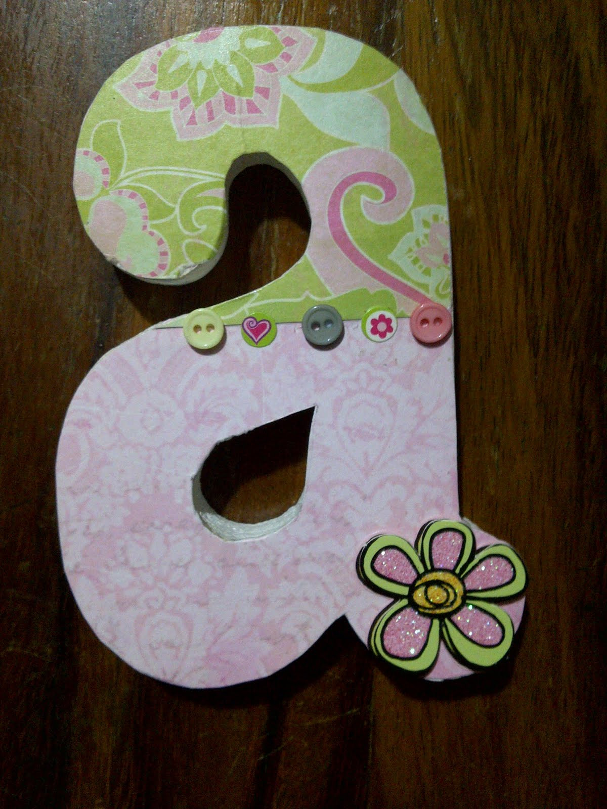 DIY Wooden Letter
 Lucky Girl DIY Decorate Wooden Letters