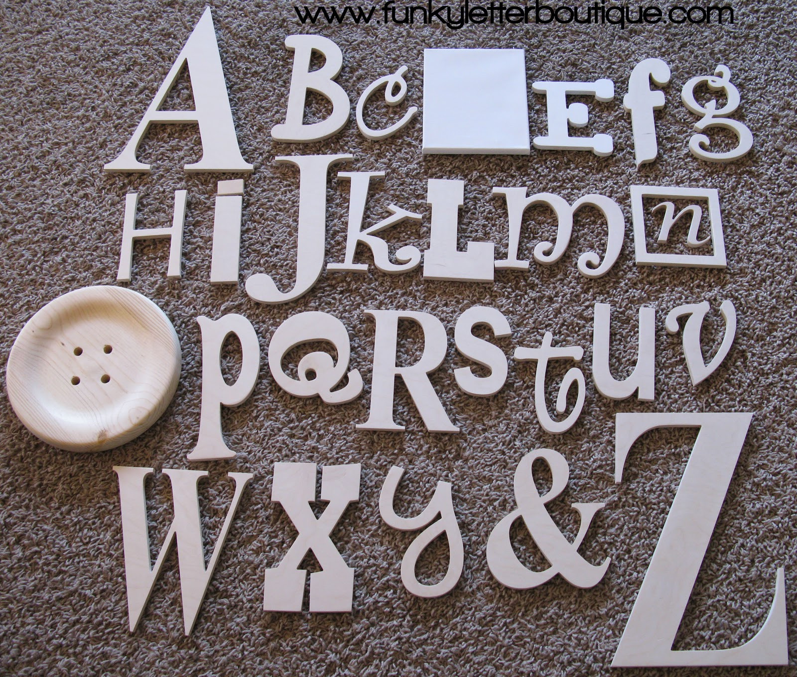 DIY Wooden Letter
 The Funky Letter Boutique DIY Wooden Letters and Home