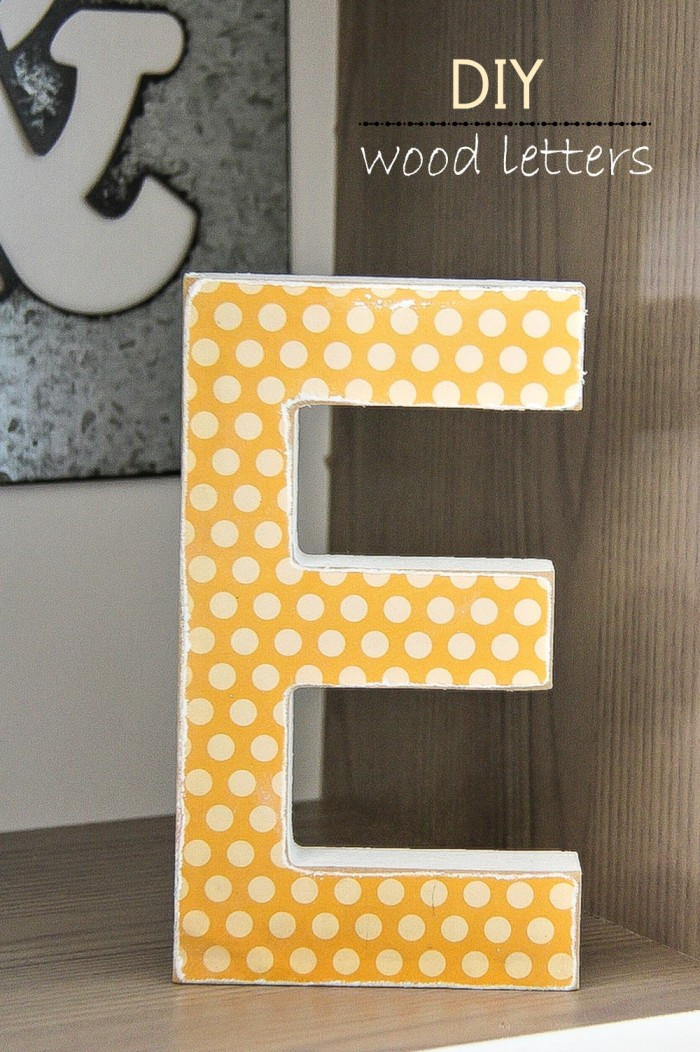 DIY Wooden Letter
 DIY Decorative Wood Letters