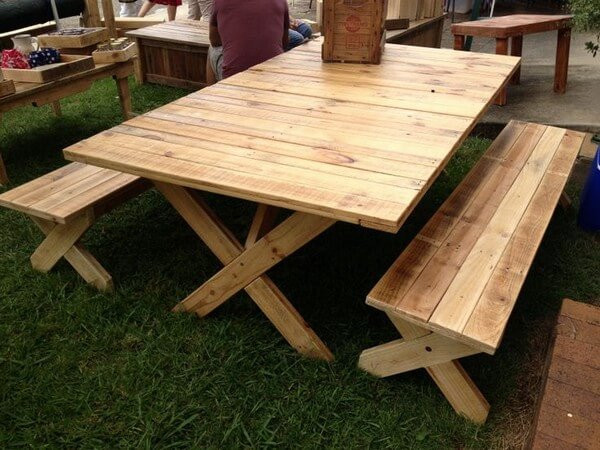 DIY Wooden Picnic Table
 Different Unique Pallet Picnic Table Bench