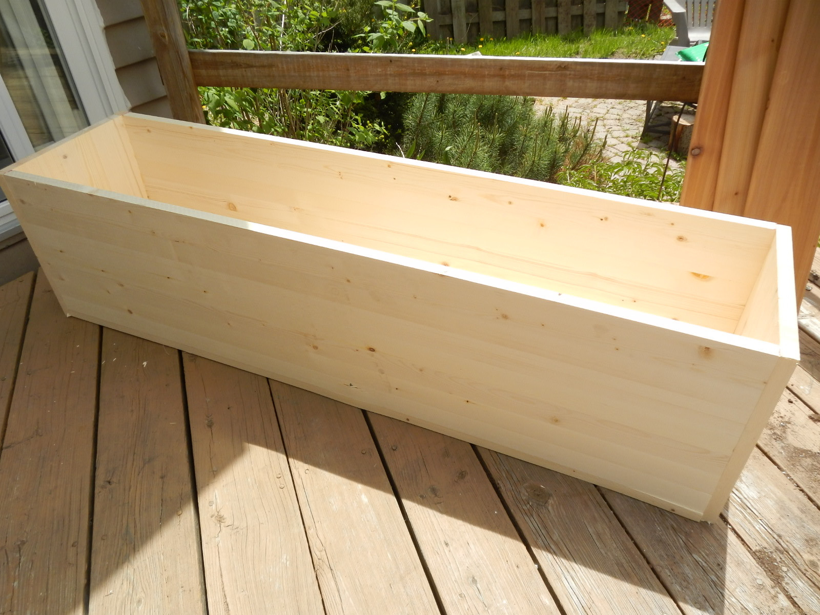 DIY Wooden Planter Boxes
 Planting for Privacy – DIY Wood Planter