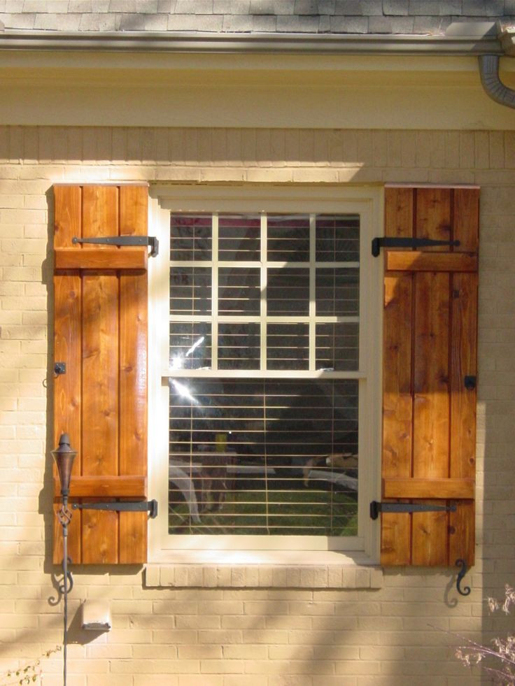 DIY Wooden Shutters Exterior
 The 25 best Exterior shutters ideas on Pinterest