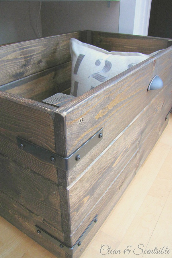 DIY Wooden Storage
 DIY Wooden Crate Tutorial Clean and Scentsible