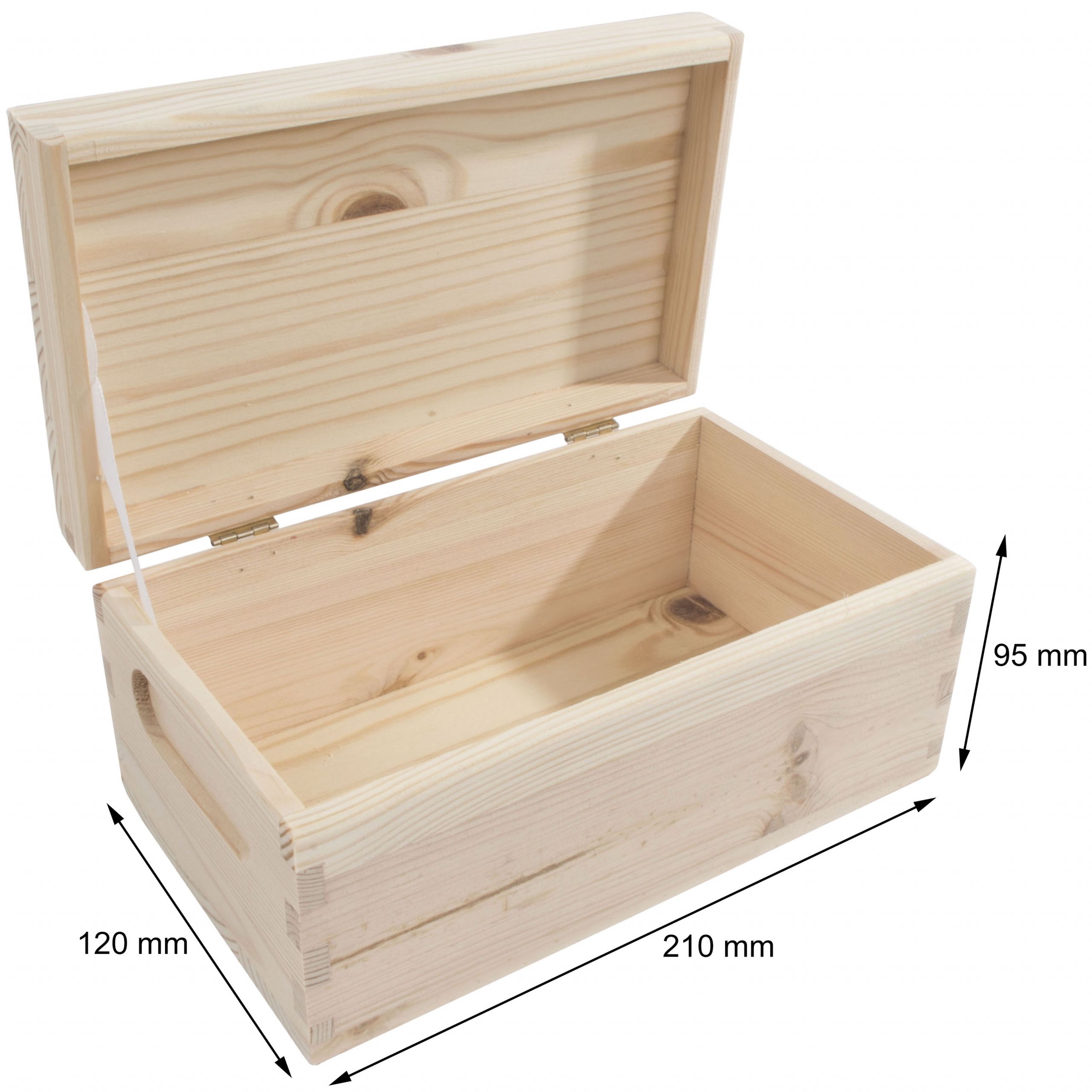 DIY Wooden Storage Boxes
 Wooden Storage Box 21x12x9cm Unpainted Pine Keepsake