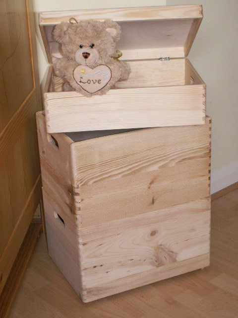 DIY Wooden Storage Boxes
 New Wooden Storage Box DIY Crates Toy Boxes Set