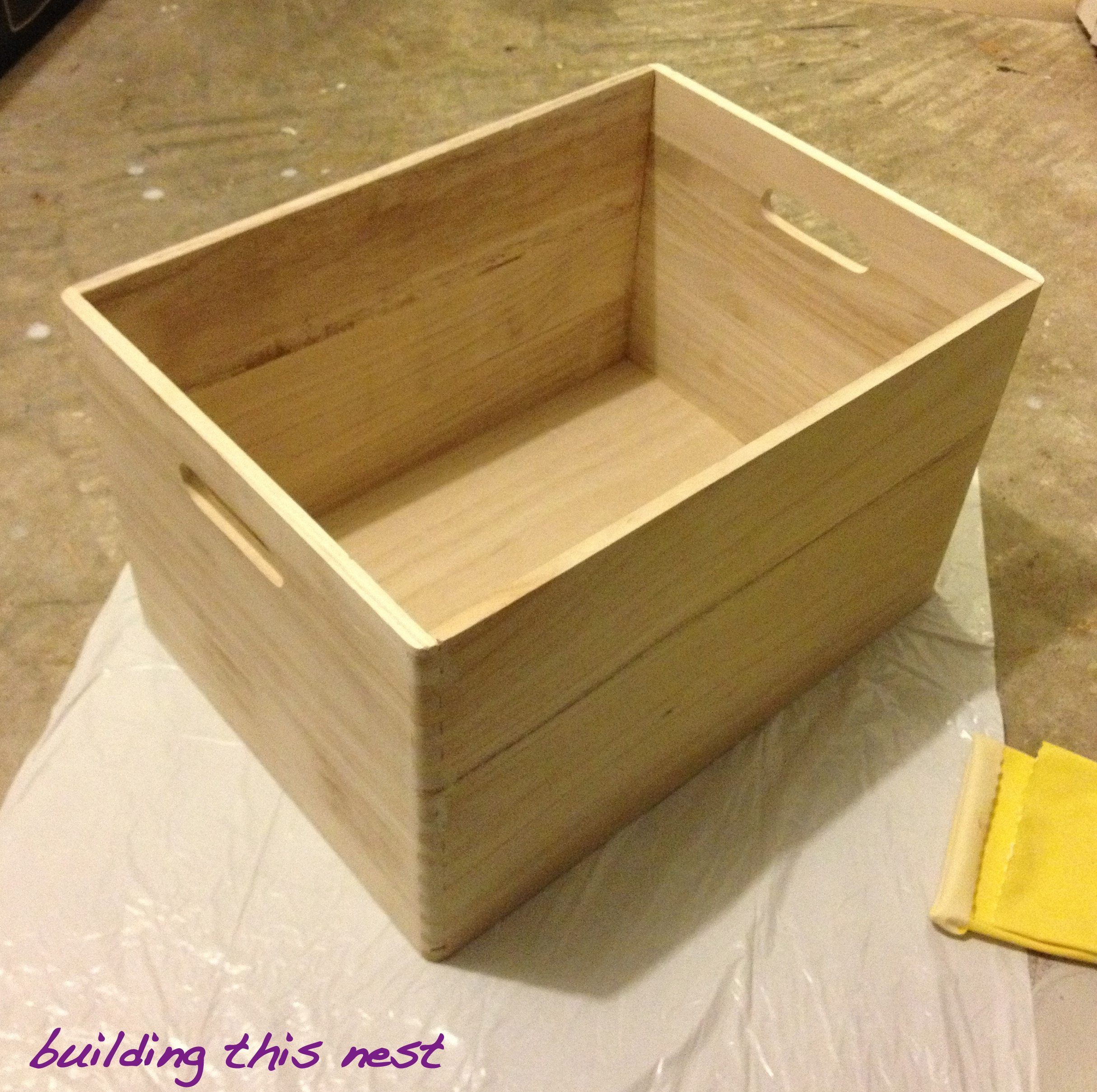 DIY Wooden Storage Boxes
 Happy Little Storage Box
