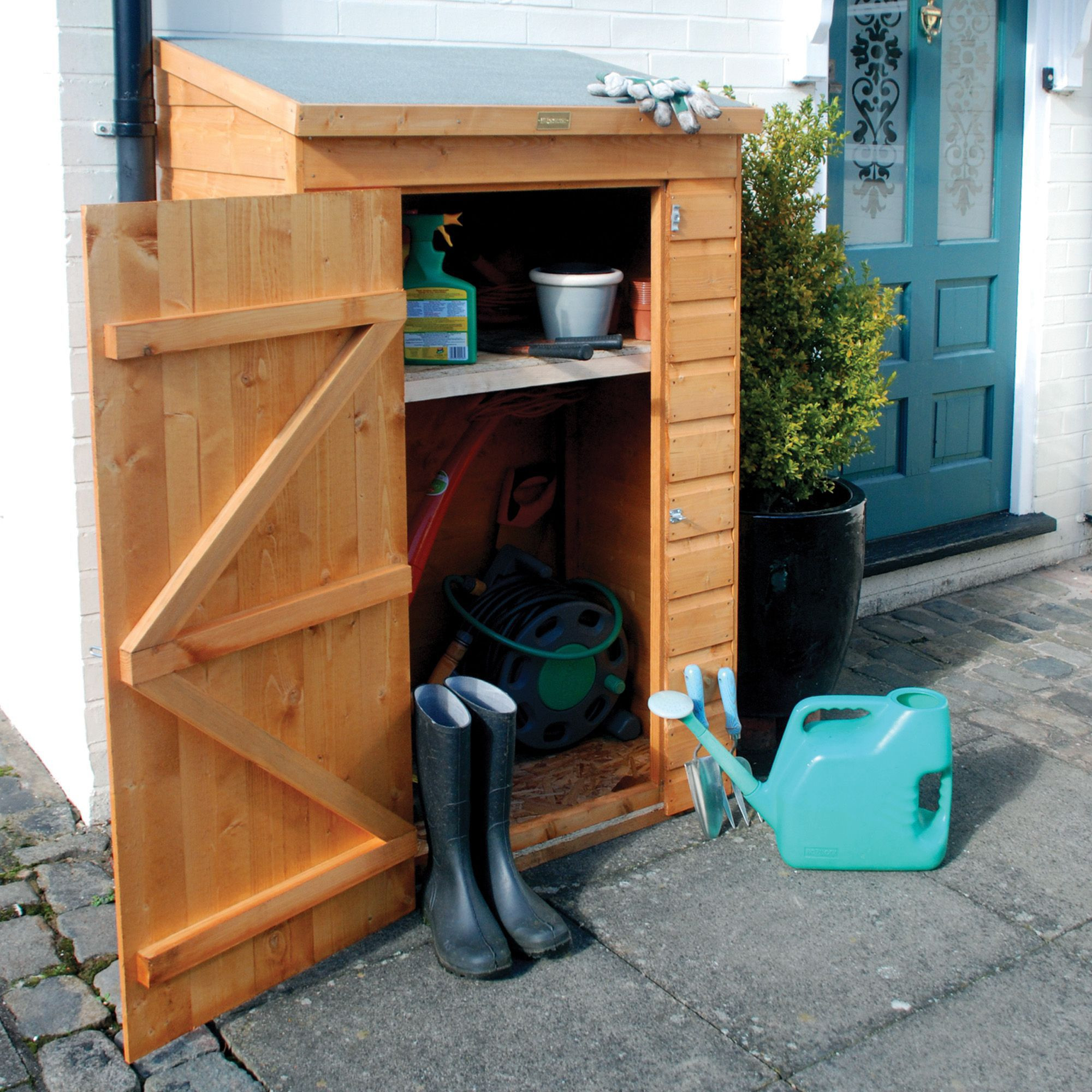 DIY Wooden Storage
 Mini Shiplap Pent Wooden Garden Storage Unit