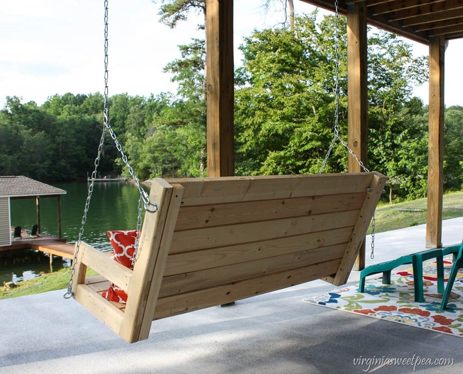 DIY Wooden Swings
 DIY 2x4 Porch Swing Sweet Pea