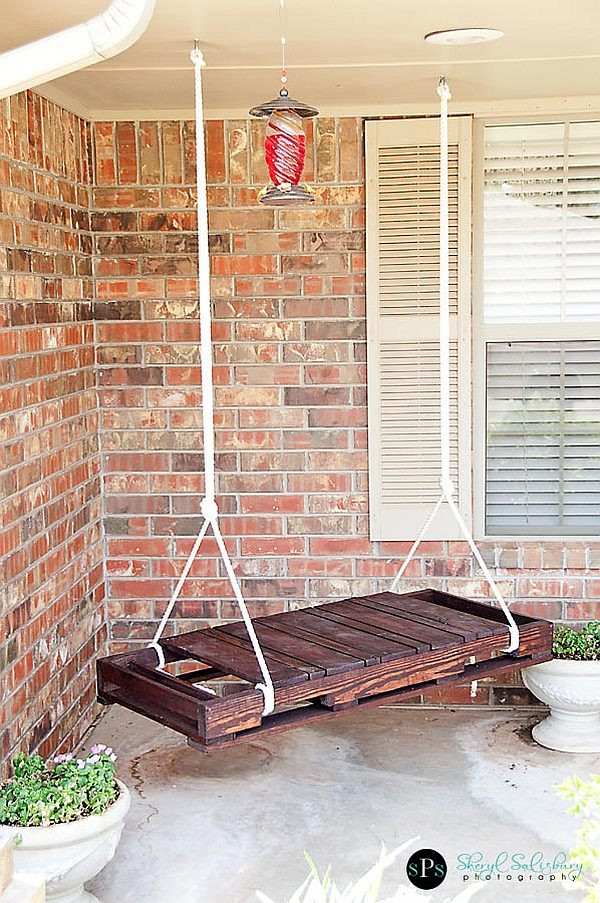 DIY Wooden Swings
 DIY Pallet Swing Simple and easy way to craft up your own