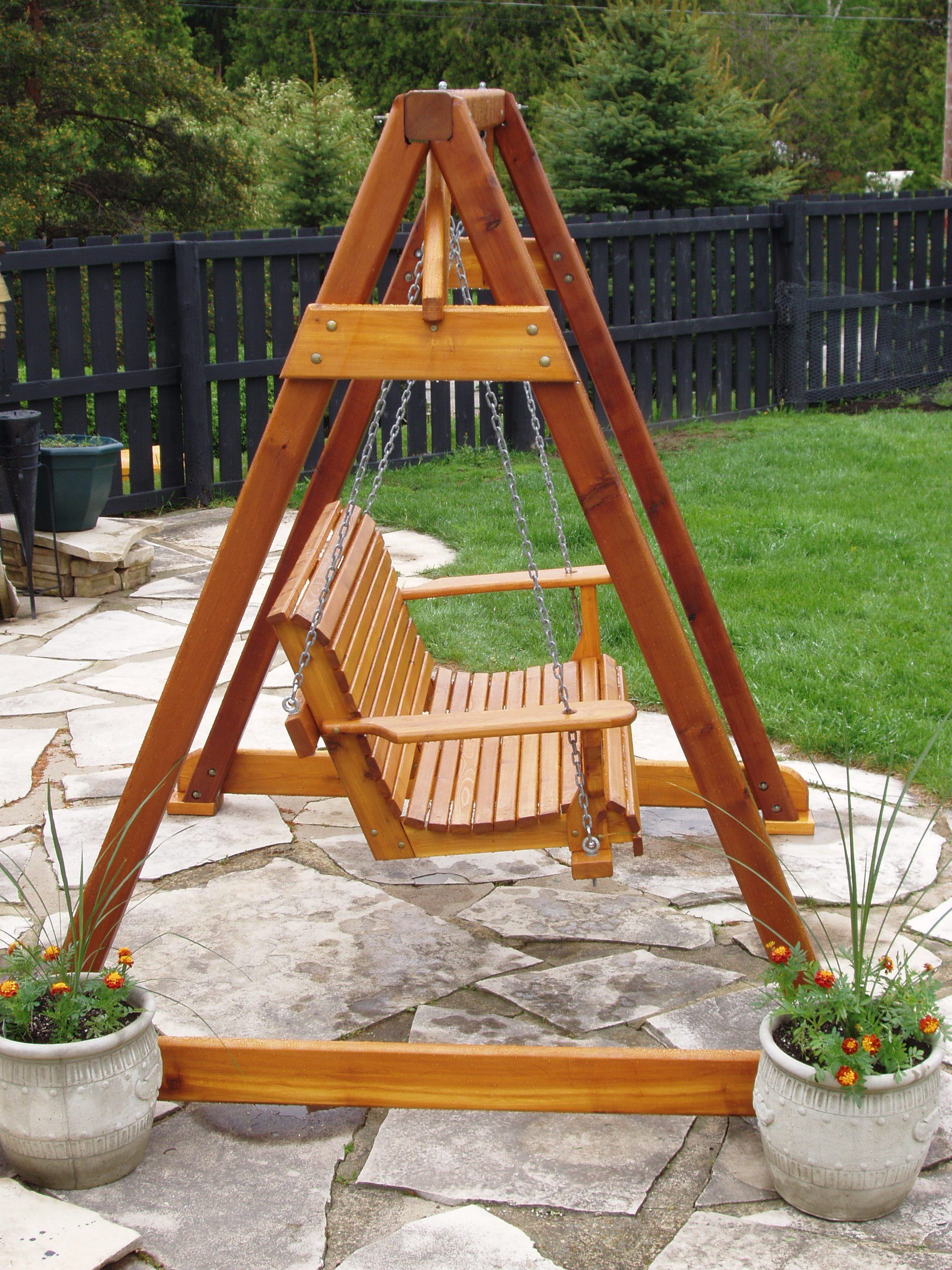 DIY Wooden Swings
 Build DIY How to build a frame porch swing stand PDF Plans