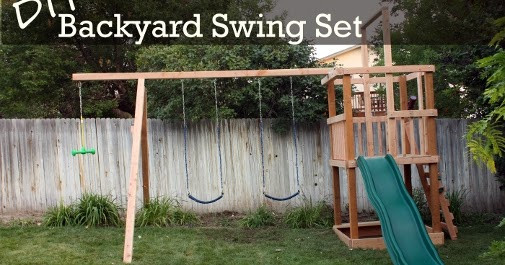 DIY Wooden Swings
 Everyday Art DIY Wooden Swing Set