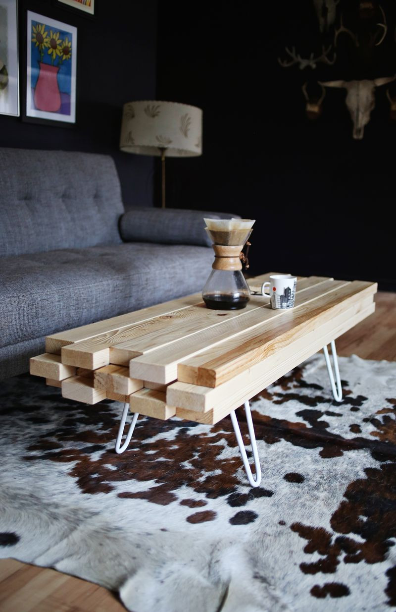 DIY Wooden Table
 DIY Wooden Coffee Table – A Beautiful Mess