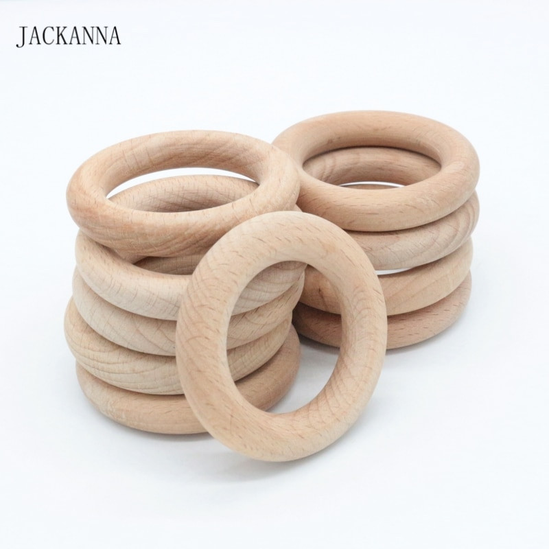 DIY Wooden Teething Ring
 Aliexpress Buy 40MM 55MM DIY Beech Wood Baby