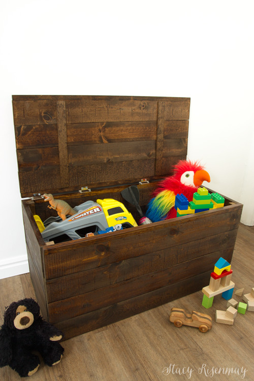 DIY Wooden Toy Chest
 Easy To Build Toy Box Crate Stacy Risenmay