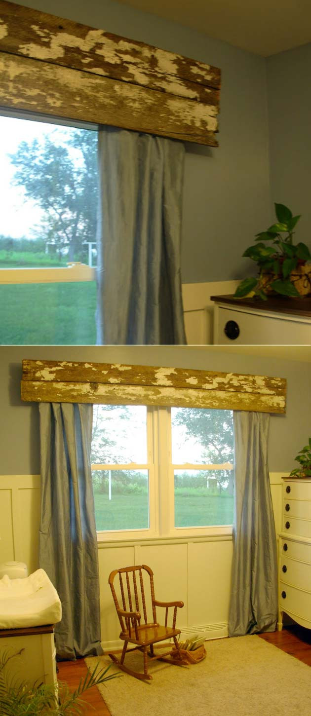 DIY Wooden Valance
 20 Very Cheap and Easy DIY Window Valance Ideas You Would