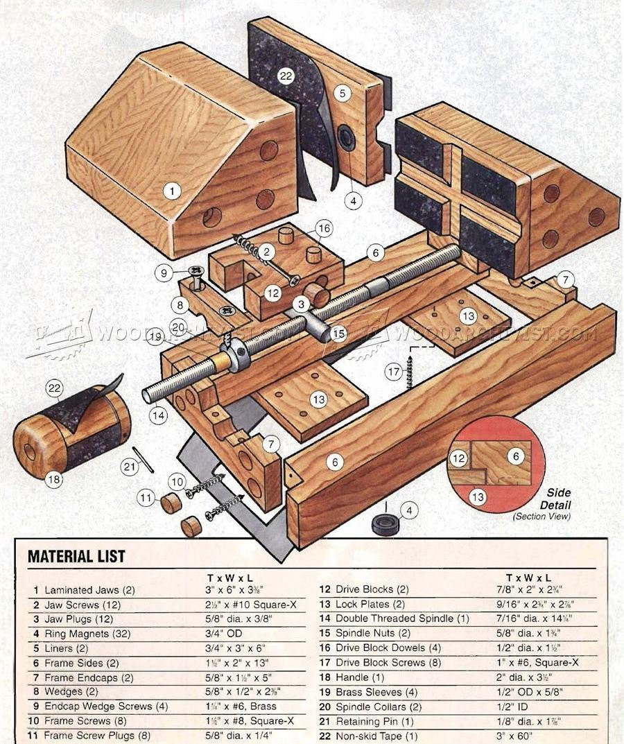 DIY Woodworking Vise
 DIY Drill Press Vise • WoodArchivist