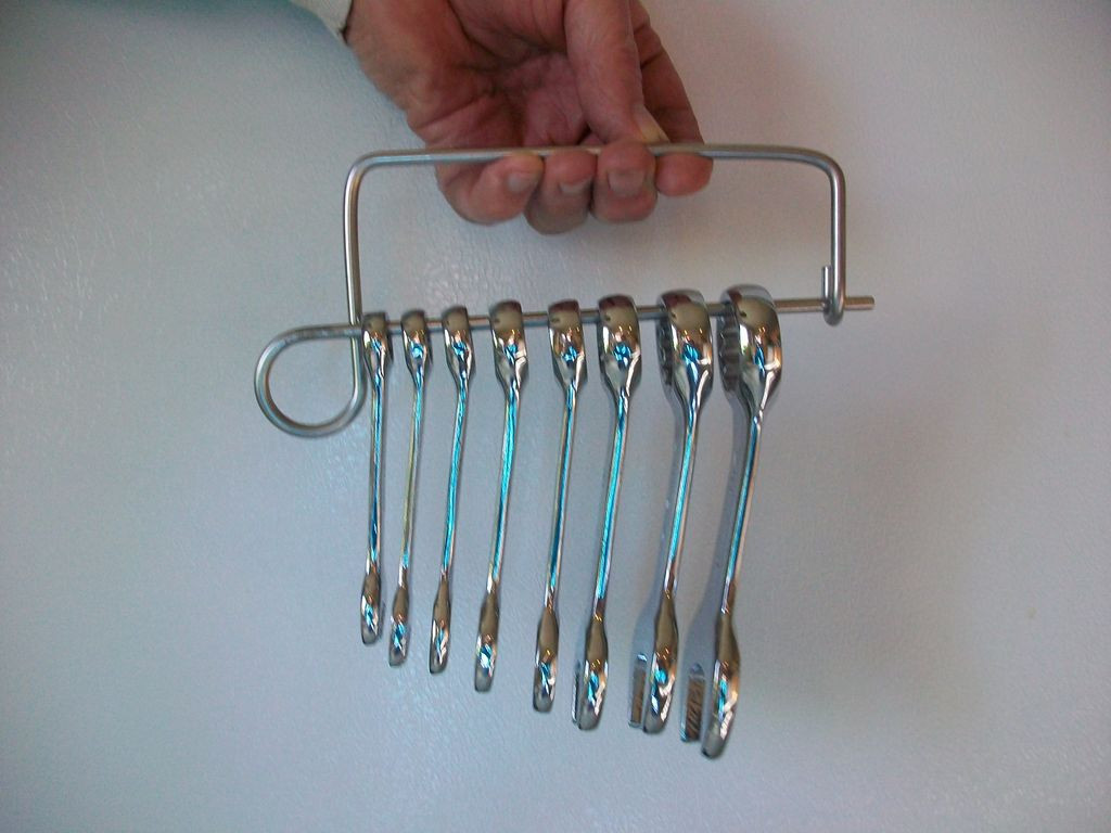 DIY Wrench Organizer
 Make a Wrench Organizer