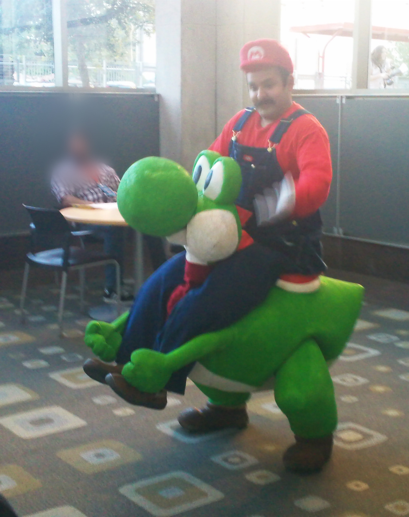 DIY Yoshi Costume
 Super Mario Yoshi Rider Costume