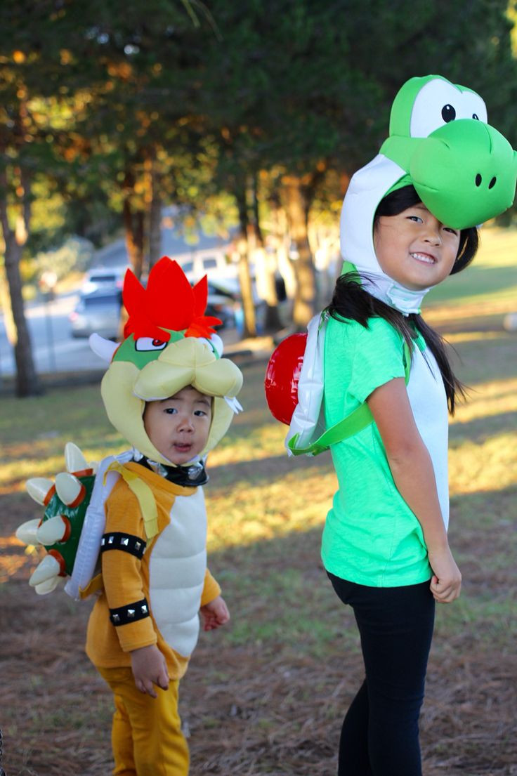 DIY Yoshi Costume
 Yoshi and Bowser costume diy