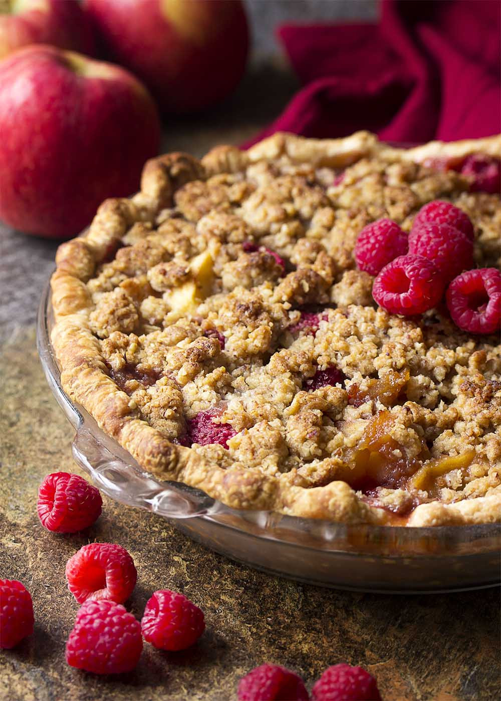 Do Fruit Pies Need To Be Refrigerated
 Apple Raspberry Pie with Crumb Topping Just a Little Bit